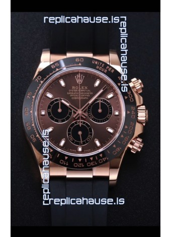 Rolex Daytona 116515LN-0041 Everose Gold Original Cal.4130 Movement - 1:1 Mirror 904L Steel Watch