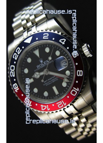 Rolex GMT Masters Japanese Replica Movement Watch in Jubilee Strap