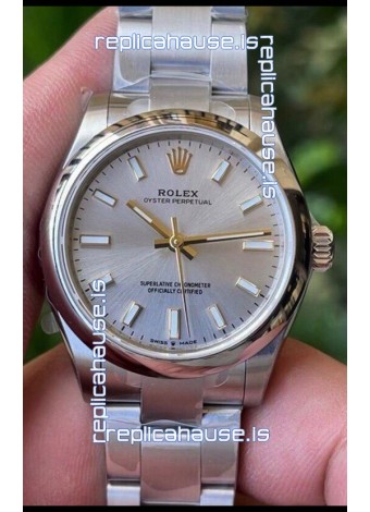 Rolex Oyster Perpetual REF#277200 31MM Swiss Movement Swiss Replica Steel Dial 904L Steel 1:1 Mirror Replica Watch