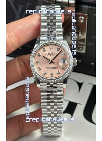 Rolex Super Clone Datejust ETA 2688 Movement 31MM Stainless Steel Case Champange Dial Watch