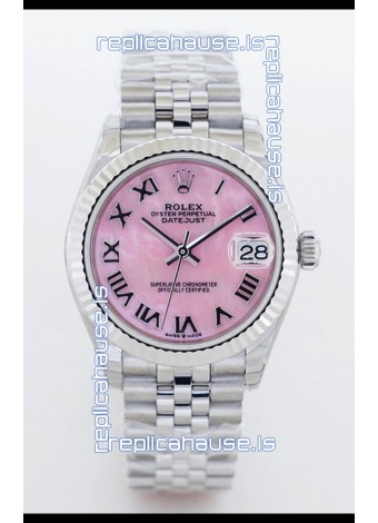 Rolex Datejust M126234 36MM ETA2836 Pink Mother of Pearl Dial - Roman Numerals 