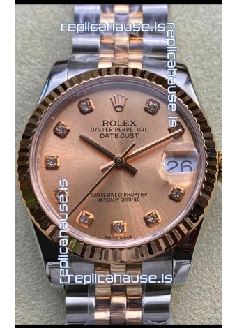 Rolex Datejust 278271 31MM Swiss Replica in 904L Steel in Champange Dial - 1:1 Mirror Replica