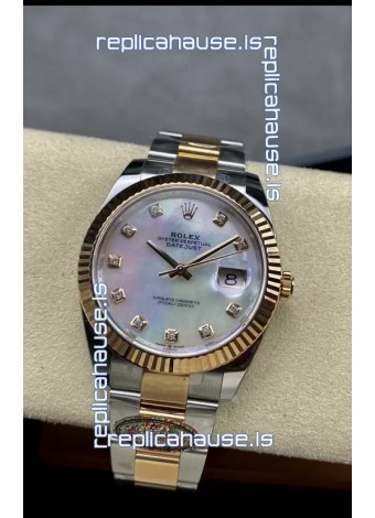 Rolex Datejust 126331 41MM ETA 3235 Swiss 1:1 Mirror Replica Watch in Rose Gold 904L Steel