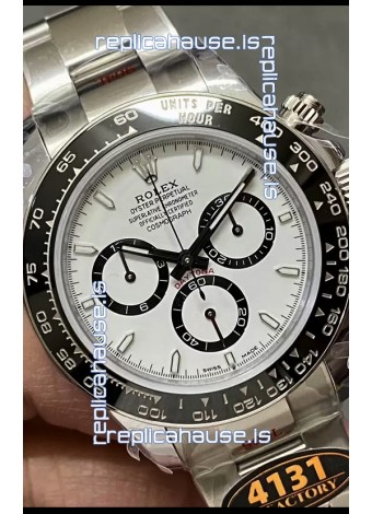 Rolex Cosmograph Daytona M126500LN White Dial Cal.4131 Movement - 904L Steel Watch