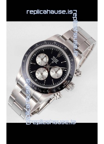 Rolex Daytona Super Clone BLAKEN Paul Newman Black Dial Swiss Replica Watch - 4130 Movement