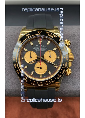 Rolex Daytona Super Clone M126518 Yellow Gold Grey Dial Original Cal.4131 Movement