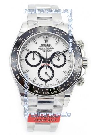 Rolex Cosmograph Daytona Panda 126500 White Dial Cal.4131 Movement - 904L Steel Watch