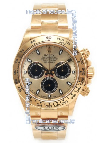 Rolex Cosmograph Daytona M116508 Yellow Gold Casing and Gold Dial Original Cal.4131 Movement