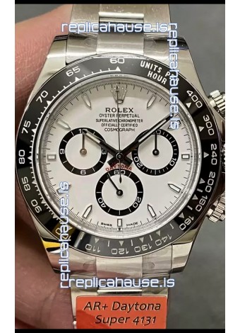 Rolex Cosmograph Daytona M126500LN White Dial Original Cal.4131 Movement - 904L Steel Watch
