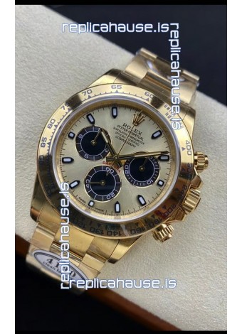 Rolex Cosmograph Daytona M116508-0014 Yellow Gold Original Cal.4130 Movement - 904L Steel Watch