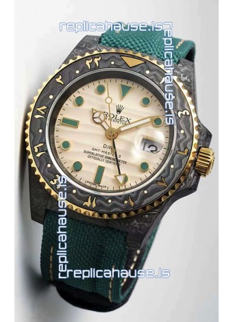 Rolex GMT Masters II DiW Arabic Two Tone Edition Swiss 1:1 Mirror Replica