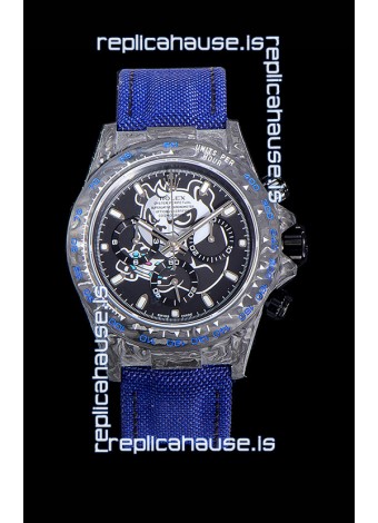 Rolex Daytona DiW Edition PANDA Edition Forged Cabon Casing 1:1 Mirror Replica