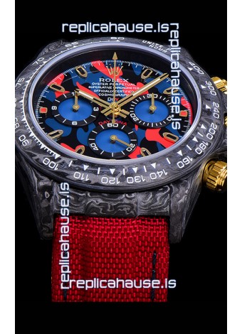 Rolex Daytona DiW Edition Multicolored Dial Edition Forged Cabon Casing 1:1 Mirror Replica