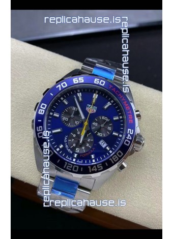 Tag Heuer F1 Edition Swiss Quartz Watch in Blue Dial Stainless Steel Casing 
