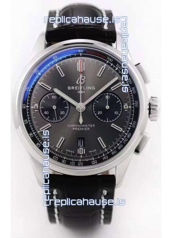 Breitling Premier B01 Chronograph 42 Edition Watch 1:1 Mirror Quality in Grey Dial 