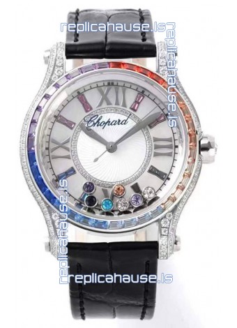Chopard Happy Sport Swiss Automatic Replica Watch - Steel Casing - 36MM Wide 
