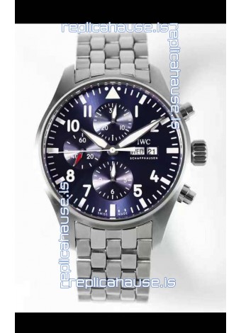 IWC Pilot Chronograph Le Petit Prince Edition Blue Dial 1:1 Mirror Replica Watch