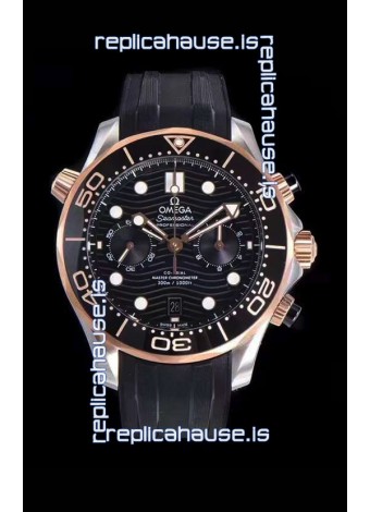 Omega Seamaster Co-Axial Master Chronometer Chronograph Rose Gold 44MM 1:1 Mirror Replica