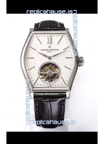 Vacheron Constantin Malte Tourbillon 1:1 Mirror Stainless Steel Swiss Replica White Dial