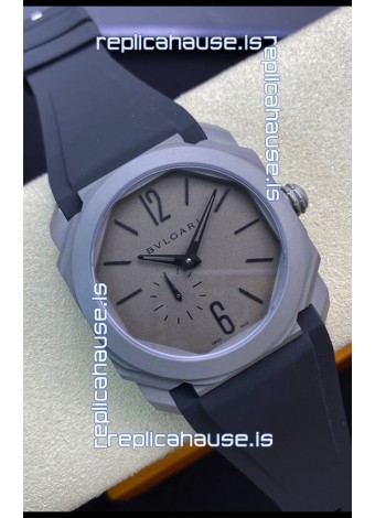 Bvlgari Octo Finissmo Edition 1:1 Mirror Replica Sandblasted Ceramic Casing