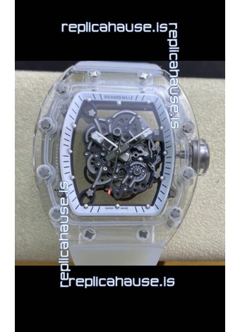 Richard Mille RM35-02 Transparent Casing Swiss Replica Watch 