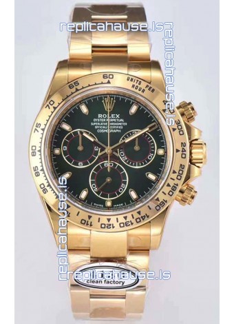 Rolex Cosmograph Daytona 116508 Yellow Gold Original Cal.4130 Movement - Improved Ultimate 904L Steel Watch