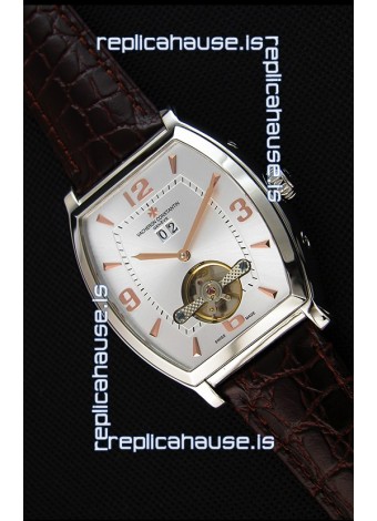 Vacheron Constantin Malte Japanese Tourbillon Replica Watch White Steel Dial