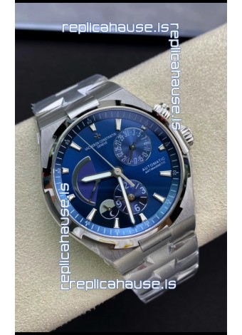 Vacheron Constantin Power Reserve Blue Dial Stainless Steel Casing/Strap Swiss Replica Watch