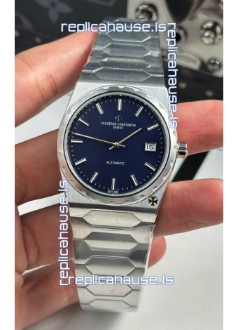 Vacheron Constantin Historiques 222 Super Clone 37MM Steel Casing Watch in Blue Dial 