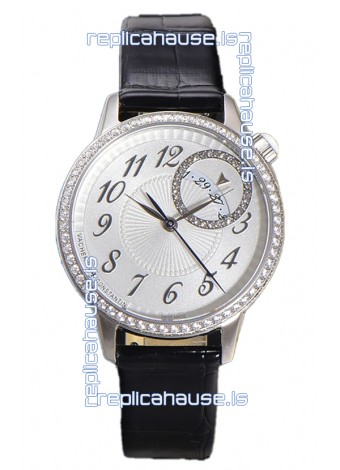 Vacheron Constantin Egerie Muse 904L Steel Casing in White Dial Swiss Replica Watch 