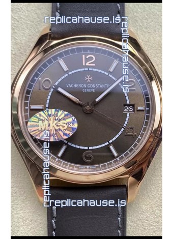 Vacheron Constantin Fiftysix Edition Rose Gold Steel 1:1 Mriror Replica Brown Dial 