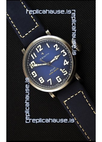 Zenith Pilot Type 20 Extra Special Blue Dial Swiss Replica Watch 40MM