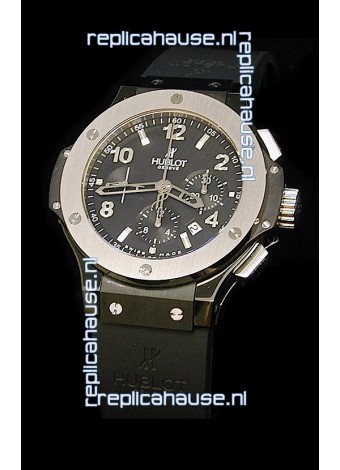 Hublot Big Bang Swiss Replica Watch in Black Dial