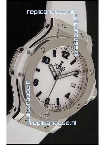 Hublot Big Bang King Swiss Quartz Watch in White Strap