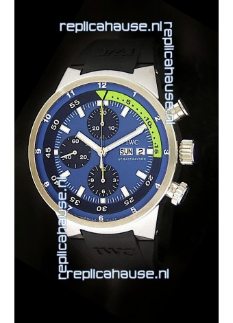 IWC Aquatimer Chrono Automatic Swiss Watch in Blue Dial