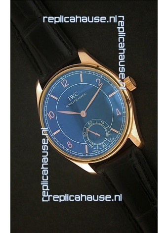 IWC Schaffhausen Japanese Replica Watch in Rose Gold Casing