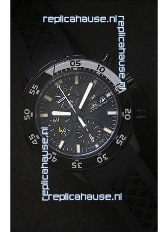 IWC Aquatimer PVD Swiss Replica Watch in Black