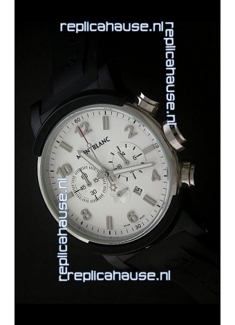 Montblanc Timewalker Watch Chrono in White Dial