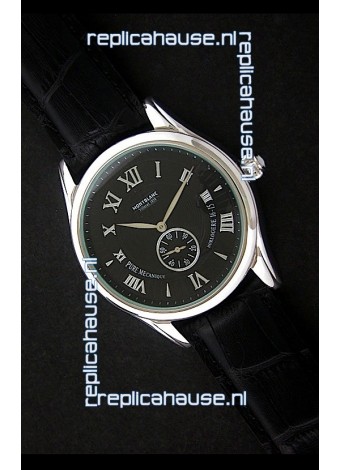Mont Blanc Star Chrono Watch in Black Dial