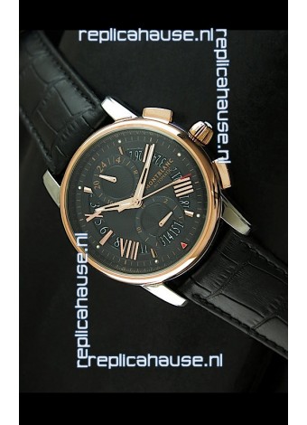 Mont Blanc Automatic Chronograph Japanese Replica Watch Black Dial