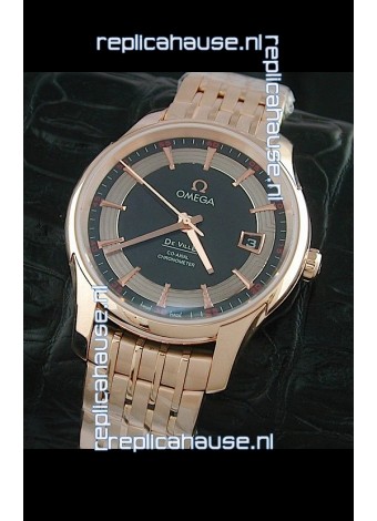 Omega De Ville Hour Vision Watch in Black Dial