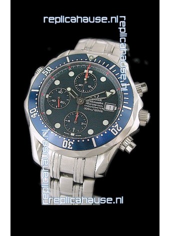 Omega Seamaster Chronograph Watch in Steel Case