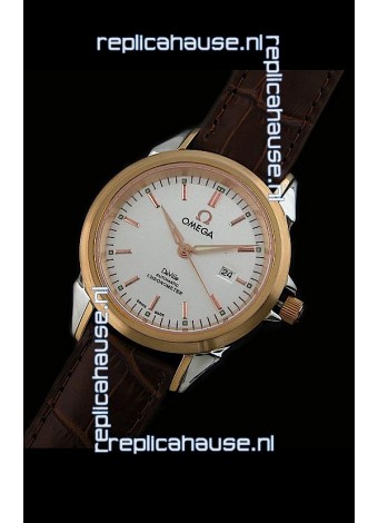 Omega Deville Escapement Mechanical Rose Golden Watch