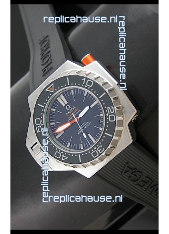 Omega Seamaster Ploprof Swiss Watch in Black Strap