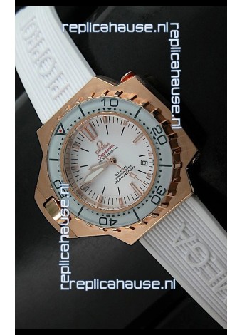 Omega Seamaster Ploprof Swiss Watch in Pink Gold Case