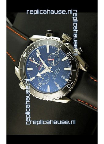 Omega Seamaster The Planet Ocean Japanese Replica Watch in Black