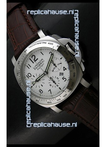 Panerai Luminor Daylight Edition Swiss Watch White Dial - 1:1 Mirror Copy Watch