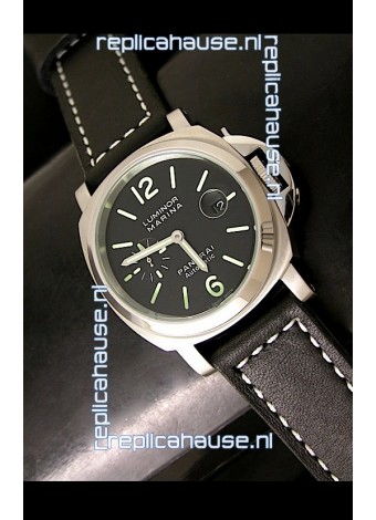 Panerai Luminor Marina Swiss Automatic Watch in Black Dial