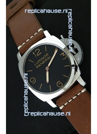 Panerai Luminor Swiss Watch - 47MM in Brown Strap