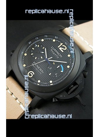 Panerai Luminor Regatta Rattrapante Japanese Replica PVD Watch